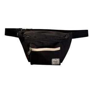 Herschel Pop Quiz Hip Pack Fanny Waist Bag Black Red Stripe Lining